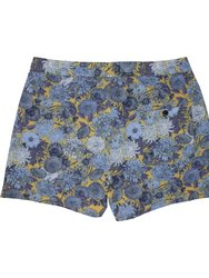 Quack 2 Mums Floral Yellow Swim Trunk