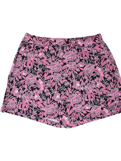 Lords of Harlech Quack Cutout Floral Swim Short - Black product