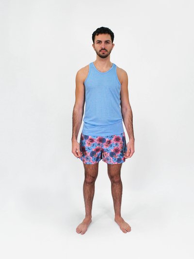 Lords of Harlech Quack Hibiscus Garden Swim Short In Pink product