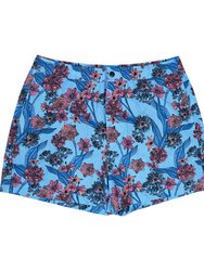 Quack Ocean Floral Blue Shorts - Ocean Floral Blue