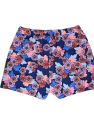 Quack Snap Floral Swim Short - Neapolitan