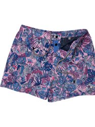 Quack Swim Short - Jungle Garden Pink