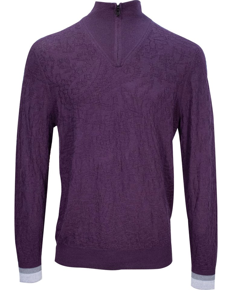 Quinn Quarter-Zip Merino Sweater