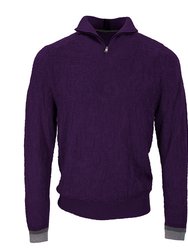 Quinn Quarter-Zip Merino Sweater