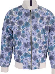 Ron Hibiscus Garden Reversible Jacket - Pumice Hibiscus Garden
