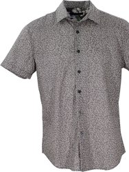 Scott Small Petals Shirt - Grey