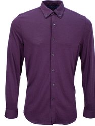 Shawn Merino Shirt - Plum