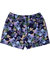 Silus Snap Floral Interlock Shorts - Navy - Silus Snap Floral Navy