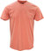 Tate Coral & Blue Stripe Crew Neck Tee - Coral / Blue Stripe