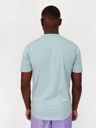 Tate Lagoon Stripe Crew Neck Tee