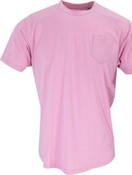 Tate Pink Stripe Crew Neck Tee