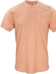 Taylor Parquet Peach Crew Neck Tee - Parquet Peach