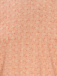 Taylor Parquet Peach Crew Neck Tee