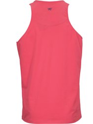 Tedford Embossed Floral Tank - Melon