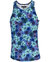 Tedford Hibiscus Garden Tank In Blue