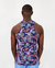 Tedford Ocean Floral Tank In Navy