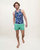 Tedford Snap Floral Tank - Navy