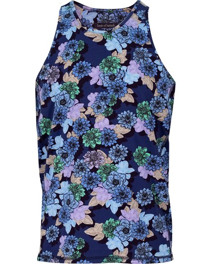 Lords of Harlech Tedford Snap Floral Tank - Navy product