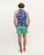 Tedford Snap Floral Tank - Navy