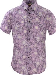 Tim Sunflowers Lavender Shirt - Lavender