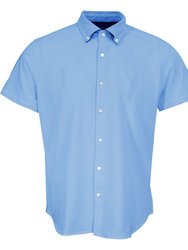 Todd Knit Shirt - Blue - Todd Blue
