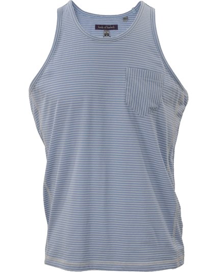 Lords of Harlech Tristan Tank Sky And White Stripe product