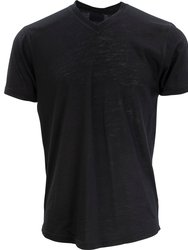 Victor Black V-Neck Tee - Black