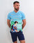 Victor Geisha T-Shirt - Blue - Blue