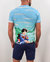 Victor Geisha T-Shirt - Blue