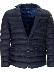 Winston Navy Down Blazer Jacket - Navy