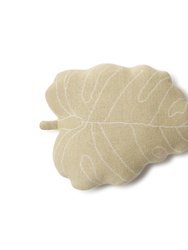 Baby Leaf Cushion, Olive - OS - Light Olive, Natural