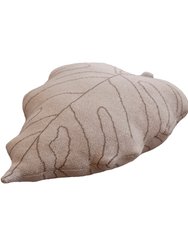 Baby Leaf Cushion, Rose Beige - OS