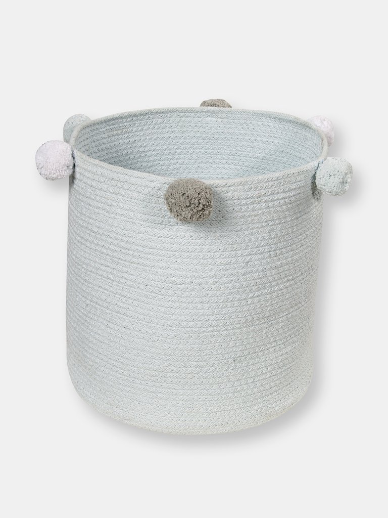 Bubbly Baby Basket, Grey - OS - Soft Blue - White - Grey
