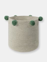 Bubbly Basket, Natural/Black - OS - Natural-Green