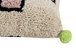 Cross Washable Pillow, Pink/Natural - OS