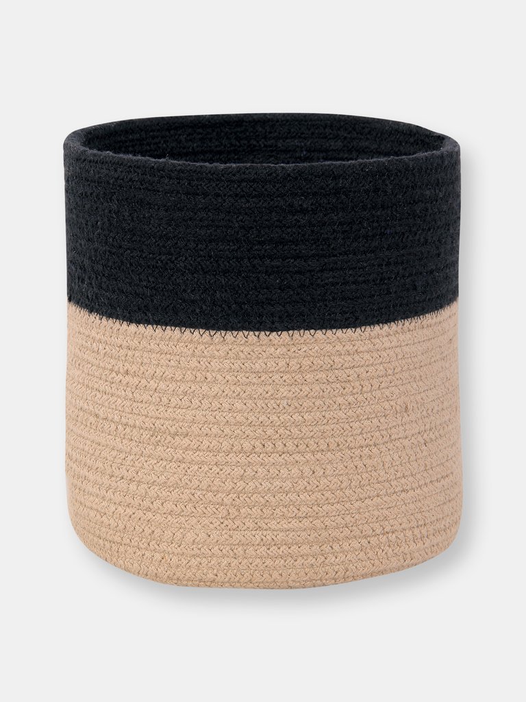 Dual Basket, Black/Linen - OS - Black, Linen