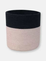 Dual Basket, Black/Linen - OS - Black, Pearl Grey