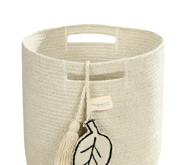 Leaf Basket, Natural - OS