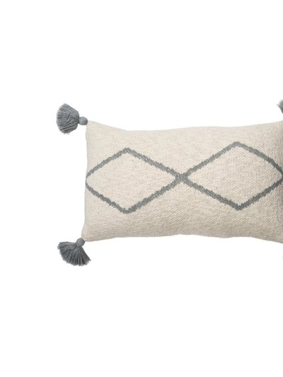 Lorena Canals Little Oasis Knitted Cushion, Natural/Grey - OS product