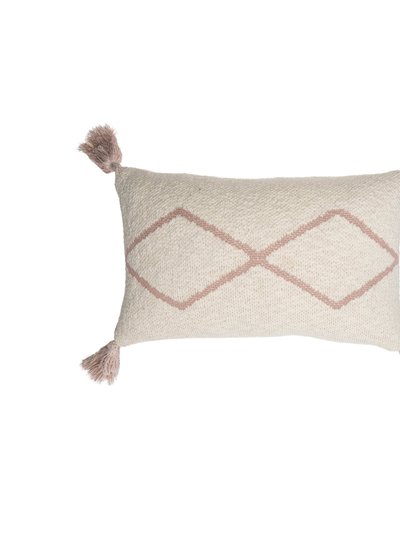 Lorena Canals Little Oasis Knitted Cushion, Natural/Grey - OS product
