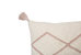 Little Oasis Knitted Cushion, Natural/Pale Pink - OS