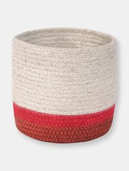 Mini Tricolor Basket, Ivory - OS - Natural, Brick Red, New Terracotta