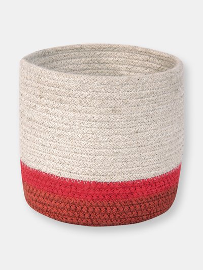Lorena Canals Mini Tricolor Basket, Ivory - OS product