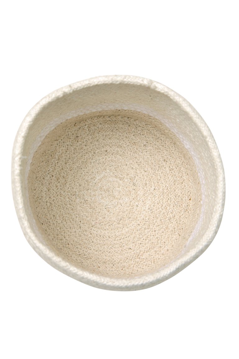 Mini Tricolor Basket, Ivory - OS