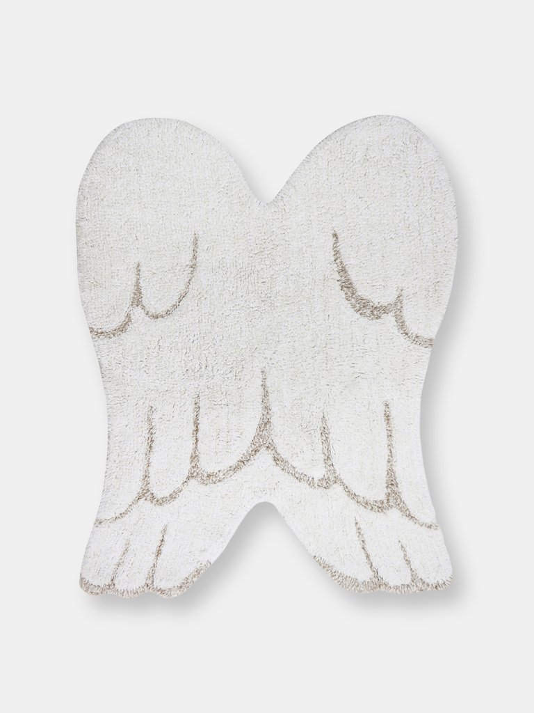 Mini Wings Washable Rug - Ivory, Linen, Pearl Grey