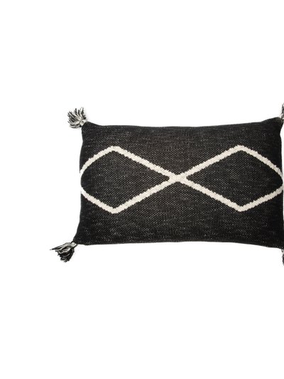 Lorena Canals Oasis Knitted Cushion, Black - OS product