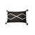 Oasis Knitted Cushion, Black - OS - Black, Natural