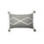 Oasis Knitted Cushion, Grey - OS - Grey, Natural