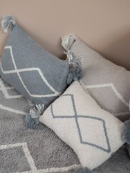 Oasis Knitted Cushion, Soft Linen - OS