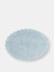 Pinecone Washable Rug, Ivory OS - Pearl Grey, Aqua Blue